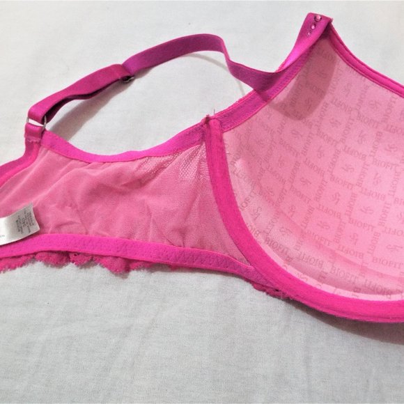 Victoria's Secret Hot Pink Push-up Bra Size 34D - Picture 6 of 9